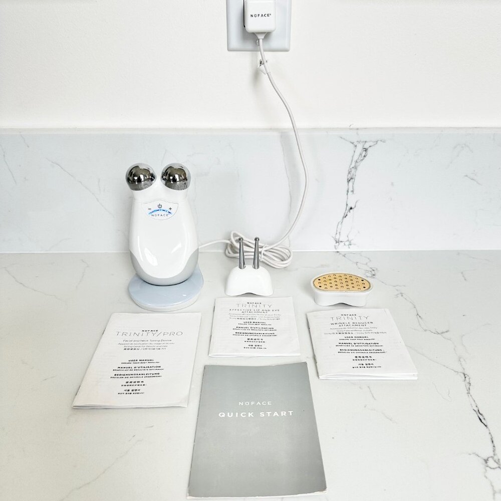 NuFace Trinity Toning Set - $180 Gently used & works!